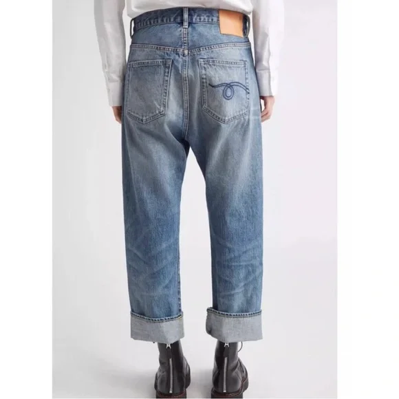 [R13] Tailored Drop Cuffed Estin Selvedge Jeans Special Edition - Picture 3 of 9